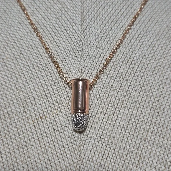 18k Rose Gold Plated Necklace - Picture 2 of 8